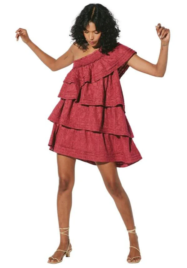 Cleobella - Cosette Mini Dress | Berry - Dress - Georgia Kate